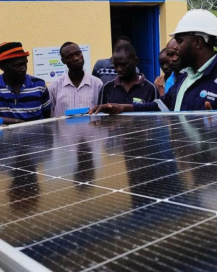 Solar-powered water system handover